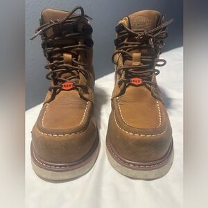 Brunt waterproof composite toe Men's Brown Work Boots